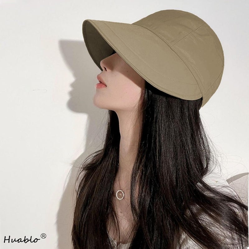 huablo ] UPF 50+ Womens Sun Hat Wide Brim Sun Hat UV Protection Hiking Fishing Hats 12P-ZYMao - Image 2